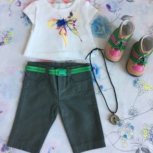 American girl Lea Clark hiking oufit w/ compass